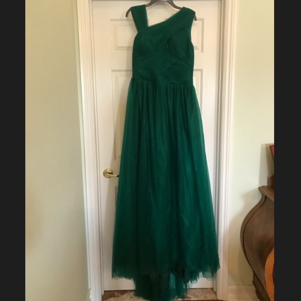 Emerald green dress